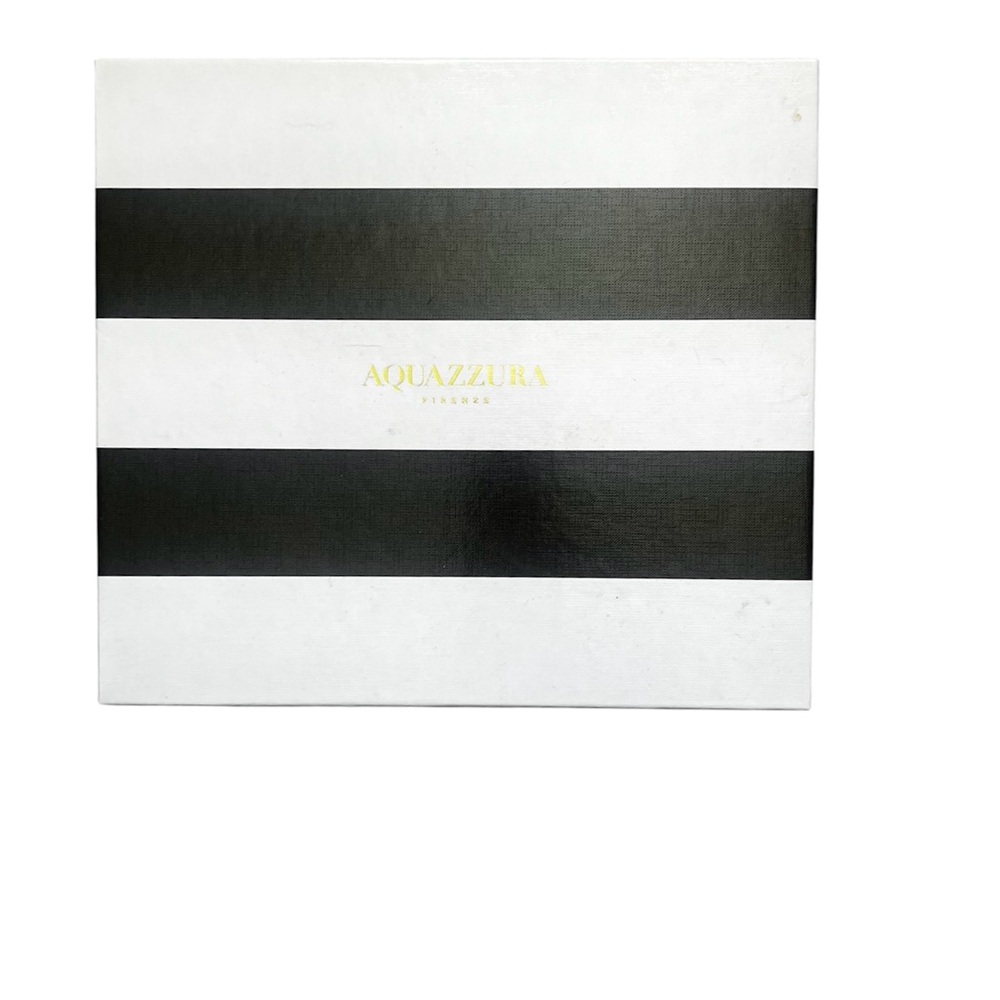 Aquazzura Monochrome Striped Empty shoe Box